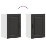 vidaXL Kuchynská nástenná skrinka Porto, čierna, kompozitné drevo – Obrázok 9