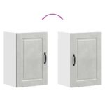 vidaXL Kuchynská nástenná skrinka Porto, betónovo sivé – Obrázok 9