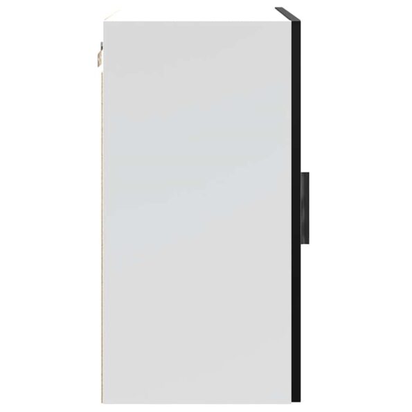 vidaXL Kuchynská nástenná skrinka Porto, čierna, kompozitné drevo – Obrázok 7