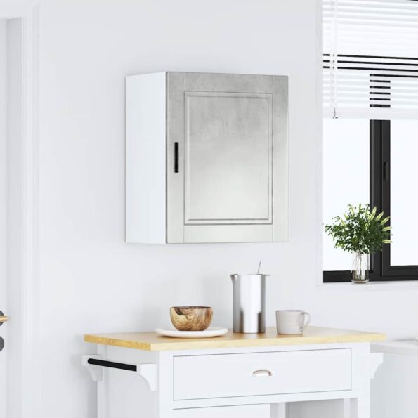 vidaXL Kuchynská nástenná skrinka Porto, betónovo sivé – Obrázok 3
