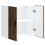 vidaXL Kuchynská nástenná skrinka Porto, betónovo sivé – Obrázok 5