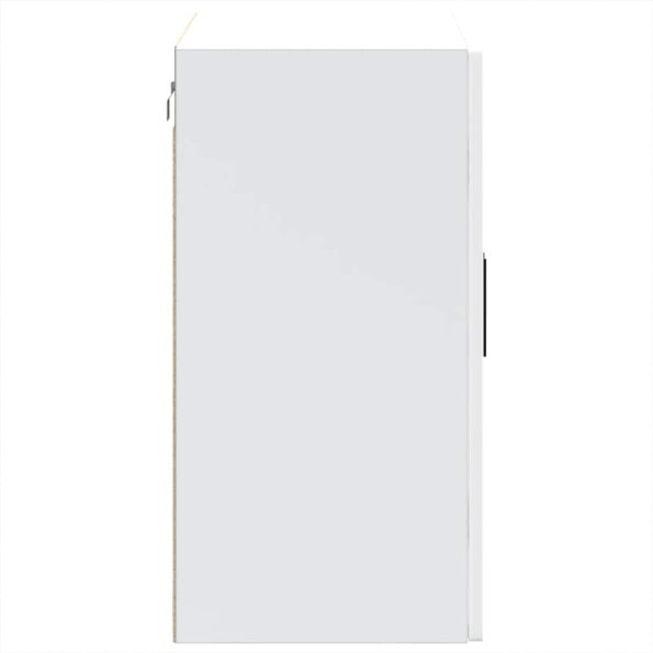 vidaXL Kuchynská nástenná skrinka so sklenenými dvierkami Porto biela – Obrázok 8