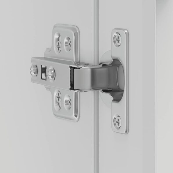 vidaXL Kuchynská nástenná skrinka so sklenenými dvierkami Porto biela – Obrázok 10