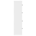 vidaXL Knižnica biela 60x24x101,5 cm kompozitné drevo – Obrázok 6