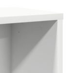 vidaXL Knižnica biela 60x24x101,5 cm kompozitné drevo – Obrázok 9