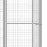 vidaXL Klietka pre mačky 6x1,5x1,5 m, pozinkovaná oceľ – Obrázok 4