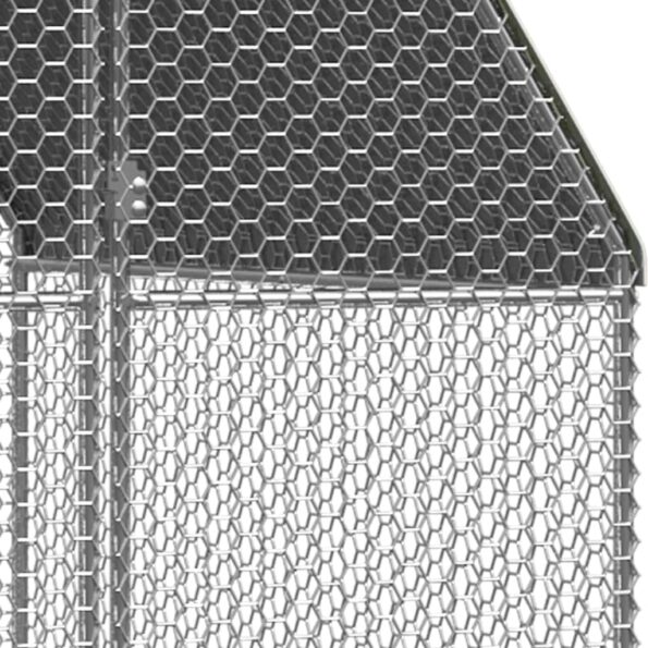 VXL8720286764688_g_en_hd_3.jpg vidaXL Vonkajšia klietka pre sliepky 2x6x2 m pozinkovaná oceľ – Obrázok 4