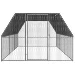 vidaXL Vonkajšia klietka pre sliepky 3x6x2 m pozinkovaná oceľ – Obrázok 2