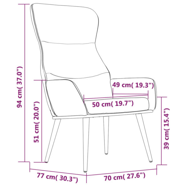 VXL8720286820162_g_en_hd_6.jpg vidaXL Relaxačné kreslo tmavosivé látkové – Obrázok 8