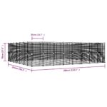 VidaXL 60-panelová klietka pre domáce zvieratá čierna 35x35 cm oceľ – Obrázok 4