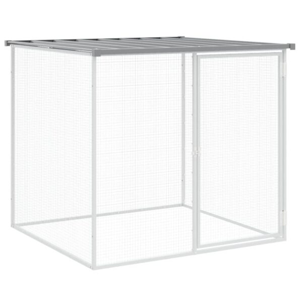 VXL8720845916695_g_en_hd_4.jpg vidaXL Klietka pre kurčatá strecha bledosivá 203x98x90 cm poz. oceľ – Obrázok 6
