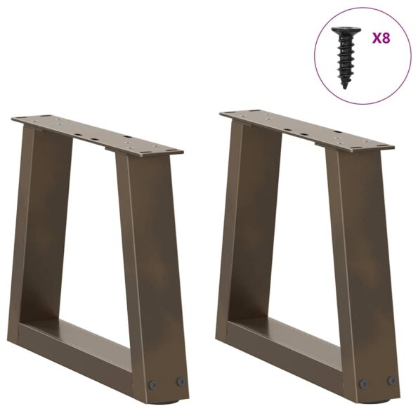 VXL8721102956881_g_en_hd_2.jpg vidaXL Nohy jedálenského stola V-Shape 2 ks Prírodná oceľ – Obrázok 3