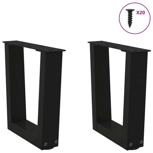 VXL8721102957697_g_en_hd_2.jpg vidaXL Nohy jedálenského stola V-Shape 2 ks Čierna 40x(30-31,3)cm Oceľ – Obrázok 3