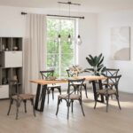vidaXL Nohy ku konzolovému stolu v tvare U, 2 ks, čierne, 28 x (72-73) cm, oceľové – Obrázok 3