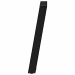 vidaXL Nohy ku konzolovému stolu v tvare U, 2 ks, čierne, 28 x (72-73) cm, oceľové – Obrázok 6