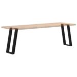vidaXL Nohy ku konzolovému stolu v tvare U, 2 ks, čierne, 28 x (72-73) cm, oceľové – Obrázok 8