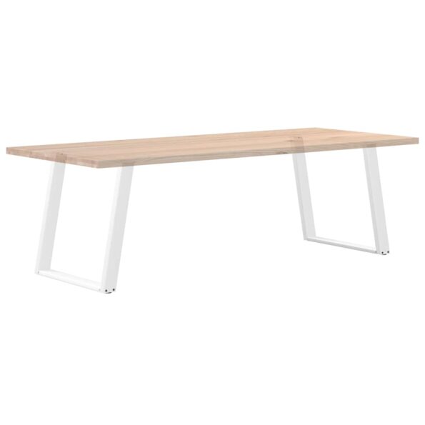 VXL8721158314574_g_en_hd_7.jpg vidaXL Nohy jedálenského stola v tvare U 2 ks Biela 80x(72-73) cm Oceľ – Obrázok 8