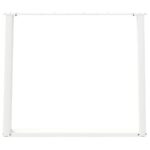 vidaXL Nohy jedálenského stola v tvare U 2 ks Biela 100x(72-73) cm – Obrázok 5