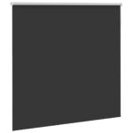 vidaXL roleta Blackout Black 160x130 cm Šírka látky 156,6 cm Polyester – Obrázok 3
