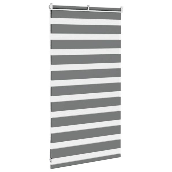 VXL8721158344014_g_en_hd_3.jpg vidaXL Zebra roleta tmavošedá 75x100 cm šírka látky 70,9 cm polyester – Obrázok 4