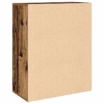 vidaXL Komoda staré drevo 60x30x75 cm kompozitné drevo – Obrázok 7