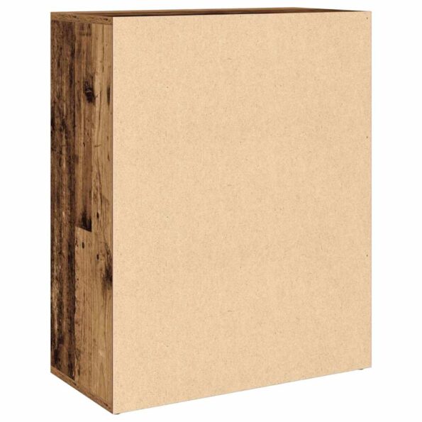 vidaXL Komoda staré drevo 60x30x75 cm kompozitné drevo – Obrázok 7