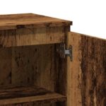 vidaXL Komoda staré drevo 60x35x70 cm spracované drevo – Obrázok 8