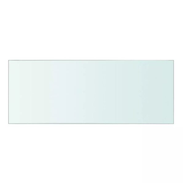 vidaXL Poličkový panel z priehľadného skla, 40x15 cm – Obrázok 2