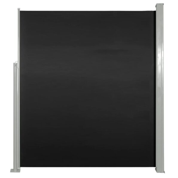 vidaXL Zaťahovacia bočná markíza čierna 160 x 500 cm – Obrázok 2