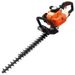 vidaXL Benzínové nožnice na živý plot oranžové a čierne 722 mm