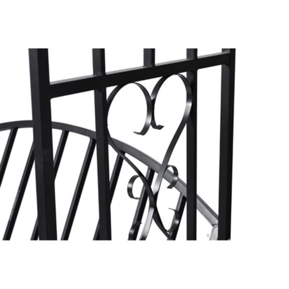 vidaXL Záhradná pergola na ruže s lavičkou – Obrázok 5