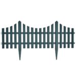 vidaXL Trávnikové lemy 17 ks, 10 m, zelené – Obrázok 2