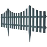 vidaXL Trávnikové lemy 17 ks, 10 m, zelené – Obrázok 6