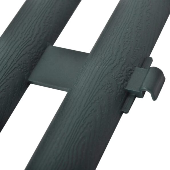 vidaXL Trávnikové lemy 17 ks, 10 m, zelené – Obrázok 7