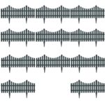 vidaXL Trávnikové lemy 17 ks, 10 m, zelené – Obrázok 8