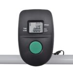 vidaXL Mini bežecký pás, skladací 93x36 cm, čierny – Obrázok 4