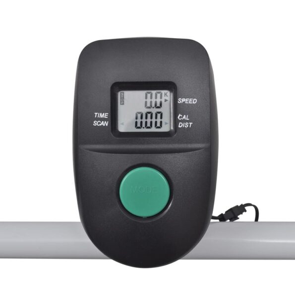 vidaXL Mini bežecký pás, skladací 93x36 cm, čierny – Obrázok 4