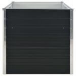 vidaXL Vyvýšený záhradný kvetináč 160x80x77 cm pozinkovaná oceľ – Obrázok 6