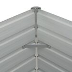 vidaXL Vyvýšený záhradný kvetináč 160x80x77 cm pozinkovaná oceľ – Obrázok 7