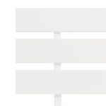 vidaXL Posteľný rám biely masívne borovicové drevo 180x200 cm – Obrázok 6