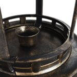 vidaXL Dekoratívny kúpeľ pre vtáky so solárnymi LED svetlami plastový – Obrázok 4