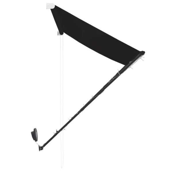 vidaXL Zaťahovacia markíza s LED 300x150 cm antracitová – Obrázok 7
