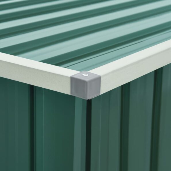 vidaXL Záhradný úložný box zelený 171x99x93 cm – Obrázok 2