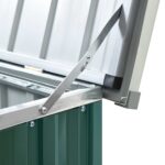 vidaXL Záhradný úložný box zelený 171x99x93 cm – Obrázok 7