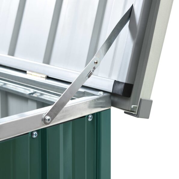vidaXL Záhradný úložný box zelený 171x99x93 cm – Obrázok 7