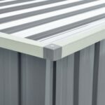 vidaXL Záhradný úložný box sivý 171x99x93 cm – Obrázok 2