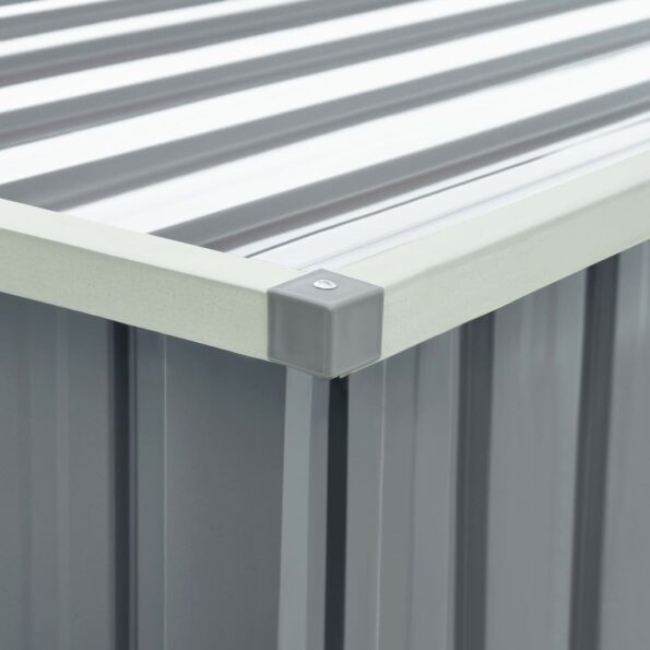 vidaXL Záhradný úložný box sivý 171x99x93 cm – Obrázok 2