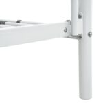 vidaXL Rám poschodovej postele biely kovový 140x200/90x200 cm – Obrázok 6