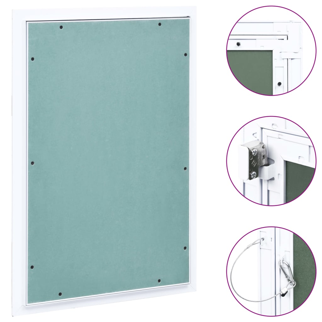 VXL8719883872124_a_en_hd_1.jpg vidaXL Prístupový panel s hliníkovým rámom a sadrokartónom 300x600 mm – Obrázok 1