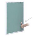 vidaXL Prístupový panel s hliníkovým rámom a sadrokartónom 300x600 mm – Obrázok 2